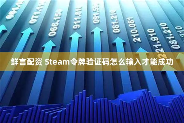 鲜言配资 Steam令牌验证码怎么输入才能成功