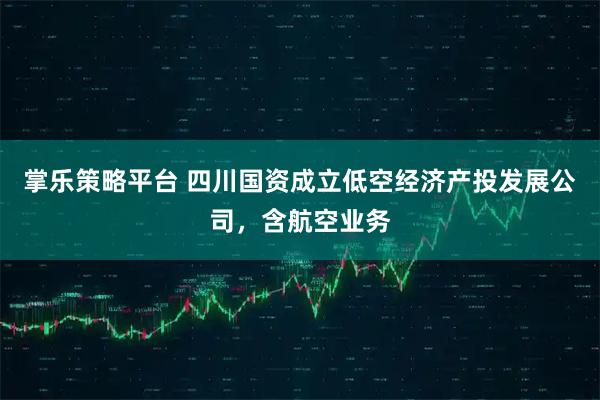 掌乐策略平台 四川国资成立低空经济产投发展公司，含航空业务